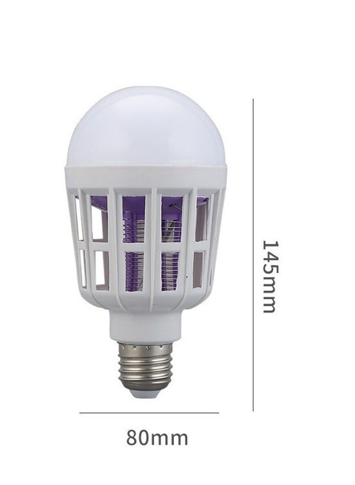 عام مصباح صاعق حشرات 2 في 1 LED للتحكم في ذباب الفاكهة، البعوض، الحشرات والذباب. - Image 2