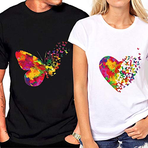 Lockban 8 Large Sheets Colorful Butterfly Iron on Stickers Patches Cute Flying Animal Heat Transfer Stickers Decals DIY T-Shirt Jeans Backpacks Families Clothing Hat Decoration Applique - Image 2