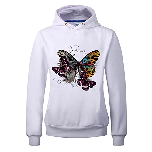 Lockban 8 Large Sheets Colorful Butterfly Iron on Stickers Patches Cute Flying Animal Heat Transfer Stickers Decals DIY T-Shirt Jeans Backpacks Families Clothing Hat Decoration Applique - Image 5