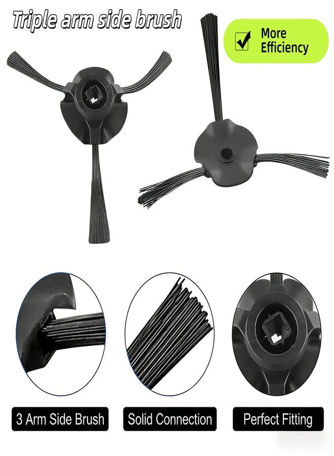 JoyBros Replacement Parts Accessories for Shark PowerDetect AV2800ZE RV2820YE RV2820ZE AV2820S AV2820AE RV2800S Vacuum Cleaner,2 Main Brush 8 Side Brush 4 HEPA Filters 2 Foam Filter 2 Mop Pads - Image 3