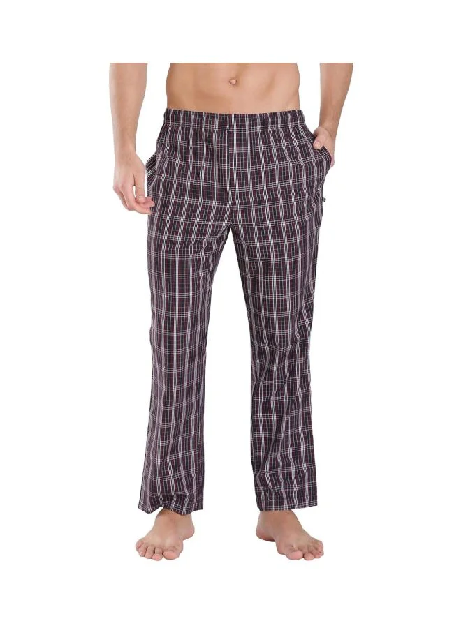 JOCKEY Jockey 9009 Men Super Combed Cotton Satin Weave Fabric Regular Fit Printed Pyjama with Side Pockets