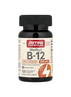 jarrow formulas Jarrow Formulas, Methyl B-12, Tropical, 2,500 mcg, 100 Chewable Tablets  - Image 1