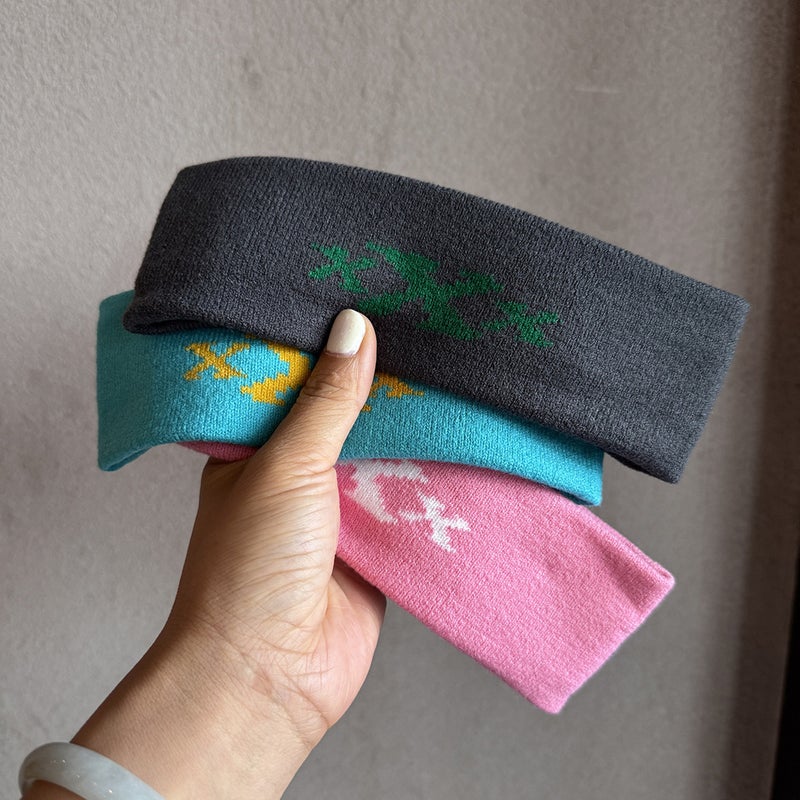 Knit Headband Unisex Korean Children Adult Sports Sweat Absorbent Hair Band Acrylic - Image 4