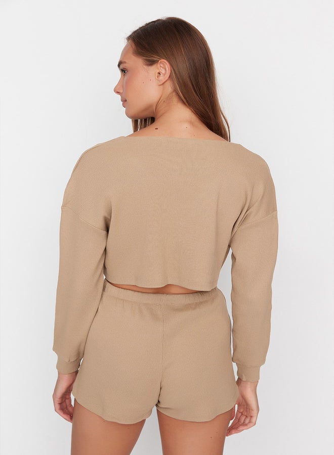 trendyol Woman Sleepwear Beige  - Image 5
