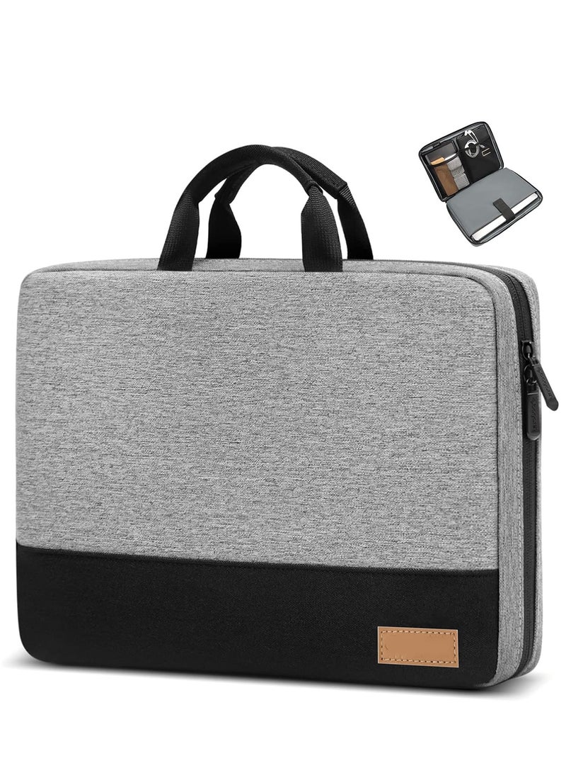 SOLARAE غطاء لابتوب 15-16.1 بوصة، حقيبة كمبيوتر محمول، غلاف لابتوب مقاوم للماء مع حماية من 4 طبقات، حقيبة قماش بسيطة للسفر، حقيبة حمل الكمبيوتر - Image 1