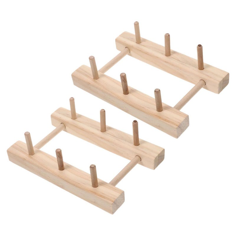Wooden Spool Organizer And Sewing Thread Storage Stand For Embroidery Floss Bobbins - Image 2