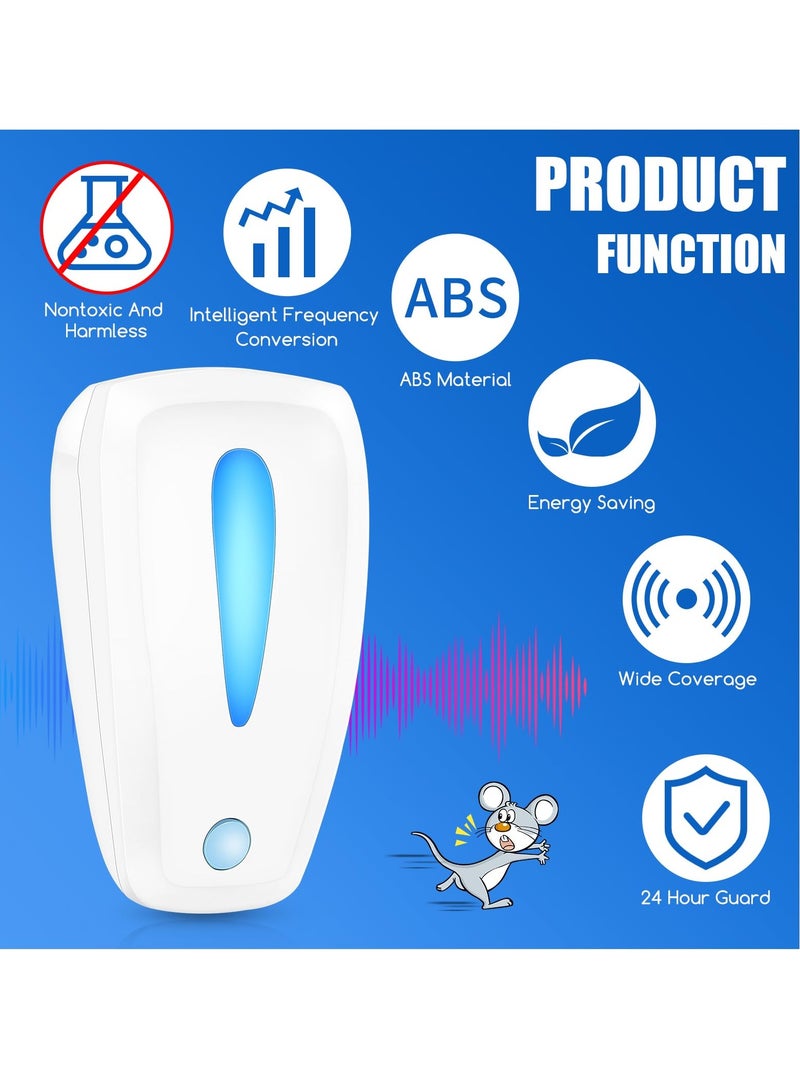 KASTWAVE 3-Pack Ultrasonic Pest Repeller, Electronic Indoor Pest Control, Rodent and Insect Repellent for Home, Office, and Warehouse - Effective Against Mice, Mosquitoes, Roaches, Ants, and Spiders - Image 4