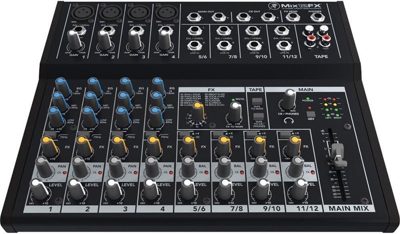 Mackie Mix12FX 12-Channel Compact Mixer with Effects - Image 2
