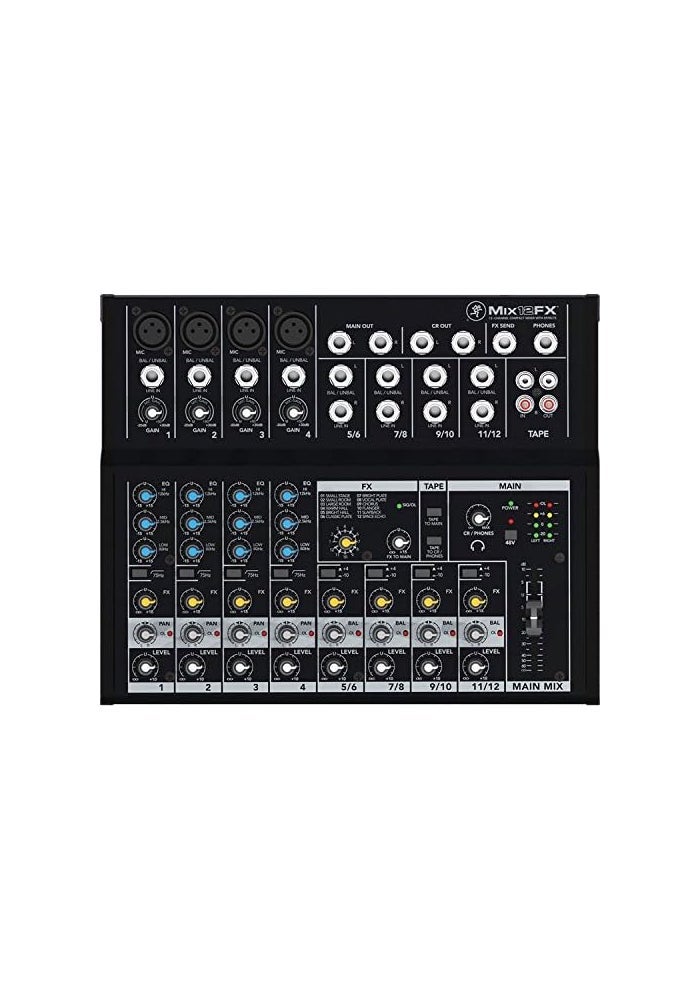 Mackie Mix12FX 12-Channel Compact Mixer with Effects - Image 3