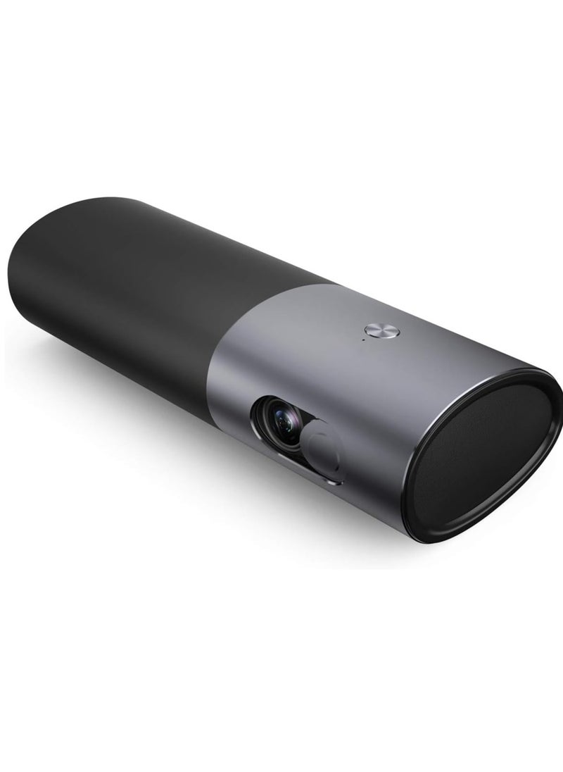 wowoto - P5 Mini Portable Projector , 400 ANSI Lumen Smart DLP 3D Projector, Support HD 1080p, 200’’ Picture, Built-in Battery, 4 Hours Playtime, Android OS Support Bluetooth, Wi-Fi Connection - Image 1