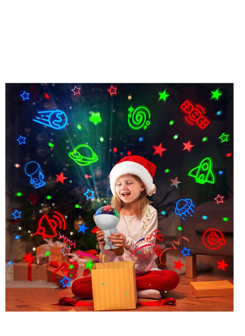 Excefore Star Projector Galaxy Night Light Night Light for Kids Bedroom Astronaut Night Light Projector with 360° Rotating and Timer 8 Color Changing Night Light for Boys and Girls Birthday Gifts  - Image 2