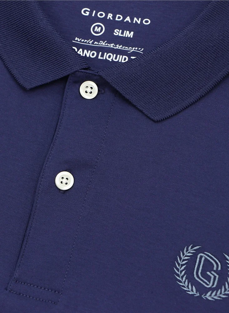GIORDANO Men's Cotton Solid Polo