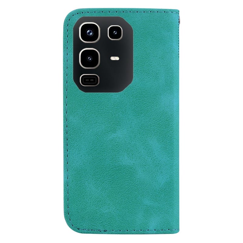 إيروريكس جراب هاتف جلدي منقوش على شكل سبعة أشكال لهاتف Infinix Note 50 4G / Note 50 Pro 4G (أخضر) - Image 4