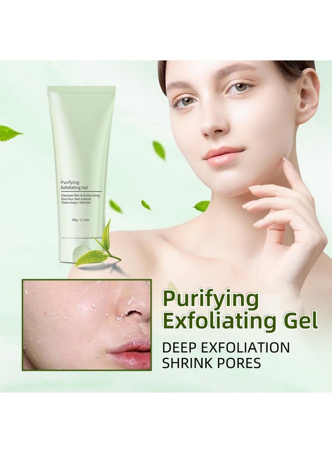 Generic 2PCS Purifying Exfoliating Gel,Purifying Cream,Purifying Gel,Exfoliating Gel Moisturizing Skin Give,Cleansing Face and Body Exfoliating Scrub Gel  - Image 2