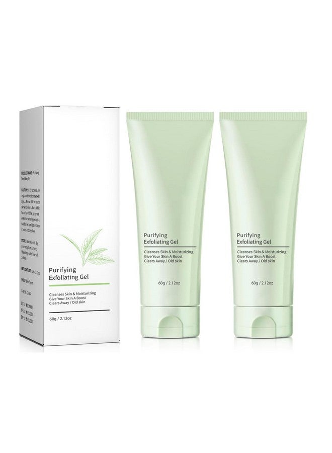 Generic 2PCS Purifying Exfoliating Gel,Purifying Cream,Purifying Gel,Exfoliating Gel Moisturizing Skin Give,Cleansing Face and Body Exfoliating Scrub Gel  - Image 1