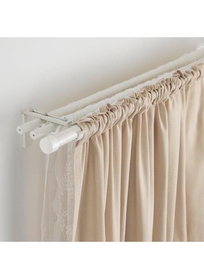 erorex Curtain rod, white, 120-210 cm - Image 4