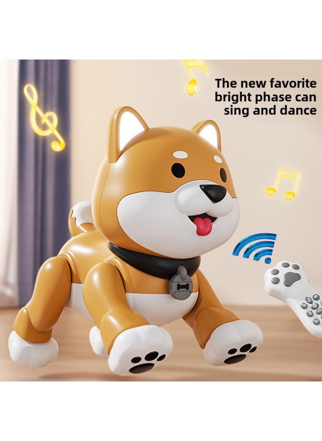 كلب Le Neng K47 الذكي للتحكم عن بعد Chai Dog Stunt التعليم المبكر للكلاب والرقص برمجة استشعار اللمس للأطفال كلب كهربائي أليف - اللون: K22 يتبع كلب السجق  - Image 2