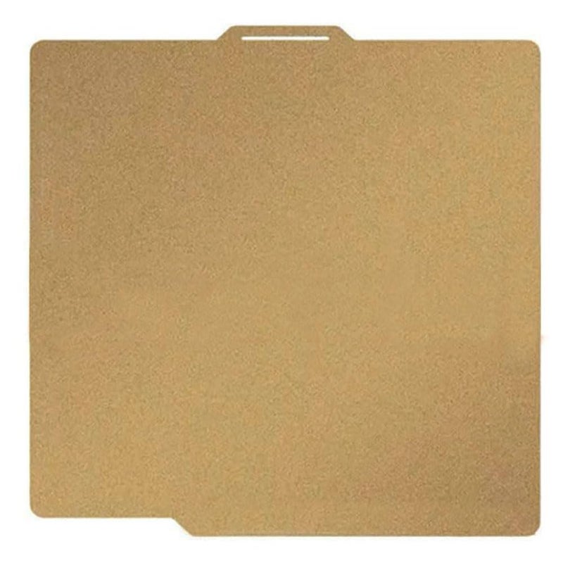 HzdaDeve PEI Sheet for Bambu Lab X1/X1C/P2S/P1P/P1S/A1 Carbon Build Plate Heated Bed Spring Steel Flexible Platform 257.5x257.5 mm Double Side Textured Board for 3D Printer (Gold) - Image 1