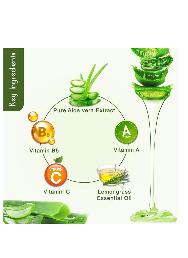 Keya Seth KEYA SETH AROMATHERAPY DEVICE OF DROP Aloe Vera Gel Moisturizer for Skin hydration 190gm  - Image 3
