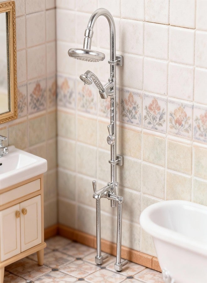 Toddmomy 1pcs Miniature Dollhouse Shower Head, Lifelike Dollhouse Shower Fixtures for Dollhouse Bathroom Decor - Image 4