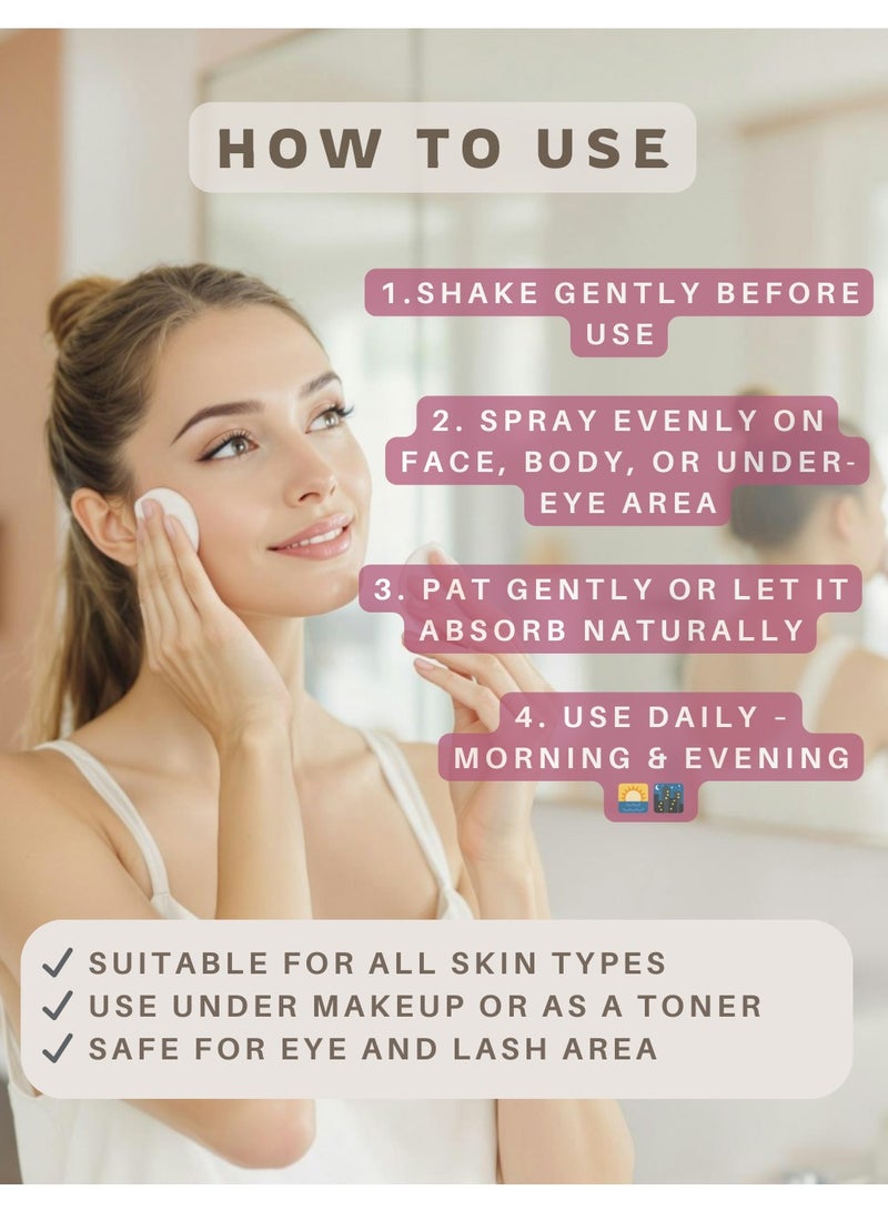 ناتشورال فوريفر ماء الورد الاصلي  160 مل - Image 3