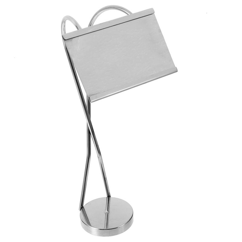 Stainless Steel 20cm X Shape Menu Clip Card Holder For Buffet - Image 2