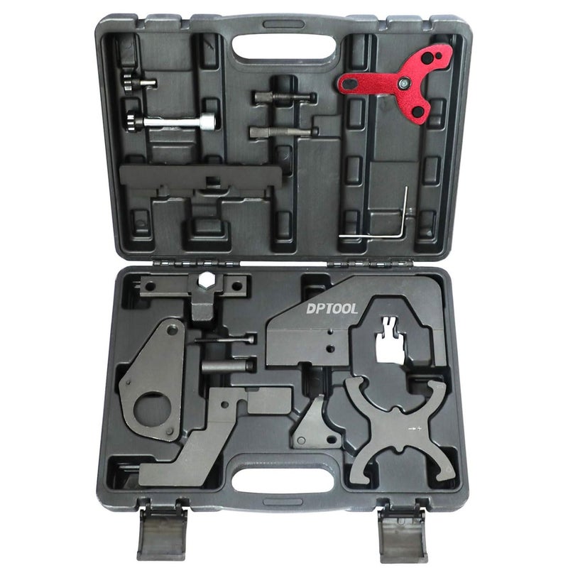 DPTOOL Camshaft Timing Tool Kit Cam and Crankshaft Alignment Locking Tool Compatible with Ford Volvo 15T 16T 20T 23T Ecoboost Jaguar Land Rover Evoque 20T 3031552 3031565 3031097 303748