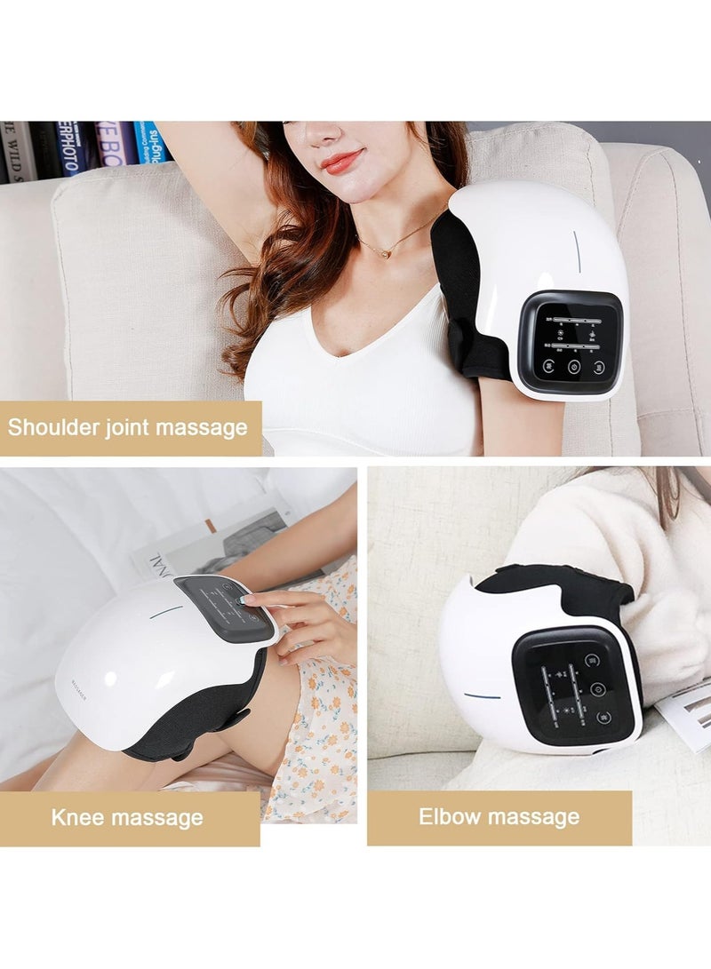 TIGER New Knee Massager with Heating & Vibration – Wireless, Rechargeable, Large LED Screen Smart Knee Massage Device – Relieve Joint Pain, Swelling, Stiffness – Ideal for Knee Joint Therapy and Comfort - Image 4