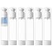 longway 4 Oz 120ml Clear Airless Cosmetic Cream Pump Bottle Travel Size Dispenser Refillable ContainersFoundation Travel Pump Bottle for Shampoo Pack of 6 - Image 2