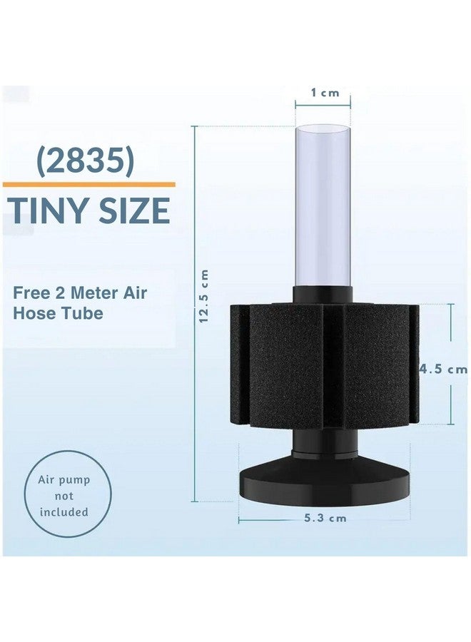 VAYINATO Super Bio Sponge Filter For Aquarium Fish Tank With Free 2 Meter Air Tube | Suitable For Fresh & Sea Water Appliances (Air Pump Not Included) By Petzlifeworld (2835) - Image 3