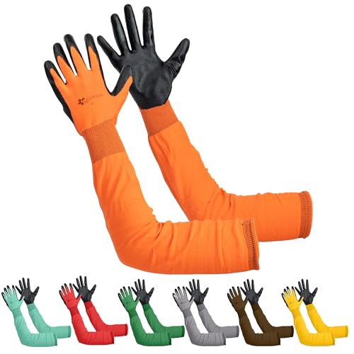 Gastody™ Long Gardening Gloves Women and Men XL - Long Sleeve Garden Gloves Multipurpose Heavy Duty Outdoor and Indoor - Long Cuff Garden Gloves - Thorn Resistant Protective Work Rose Pruning Gloves - Image 1