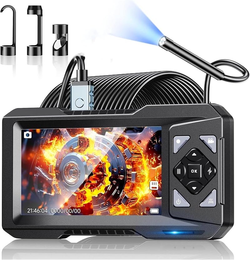 4.3 بوصة شاشة ملتوية 5 ميجابكسل كاميرا تفتيش مجاري التكييف مجموعة فني محترف - Image 5