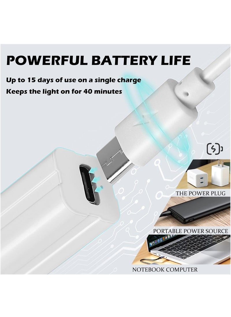 SYOSI - Handheld UV Nail Lamp, Mini UV Lamp for Gel Nails Rechargeable Nail Dryer Flashlight LED Gel Nail Lamp for Curing Glue Gel Nail Gems, Portable USB Nail Art Flashlight for Home DIY Manicure - Image 1