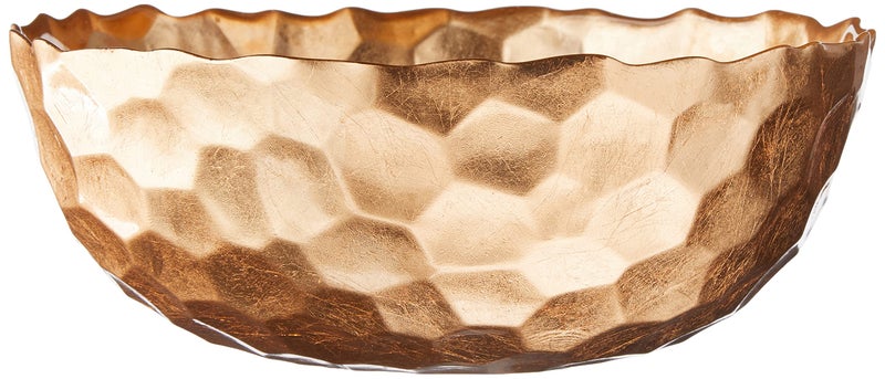 Elegance Odessa Gold Glass Bowl, 9.5-Inch - Image 2