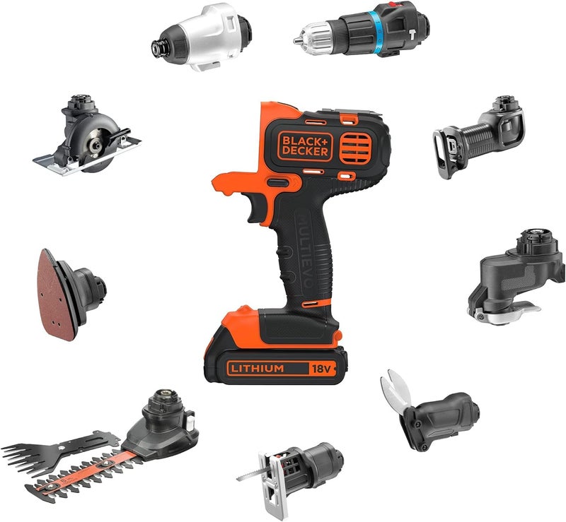 BLACK+DECKER MTHD5-XJ Multi-Evo Hammer Attachment (Orange & Black) - Image 4