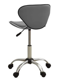 DubaiGallery Modern Kitchen Barstool Bar Chairs Round Velvet Seat with Backrest and Metal Legs, Breakfast Dining Stool for Kitchen Counter Comfy Bar Stool 1 Piece  - Image 3