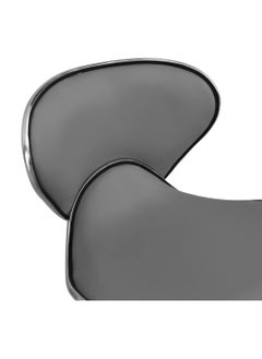 DubaiGallery Modern Kitchen Barstool Bar Chairs Round Velvet Seat with Backrest and Metal Legs, Breakfast Dining Stool for Kitchen Counter Comfy Bar Stool 1 Piece  - Image 4