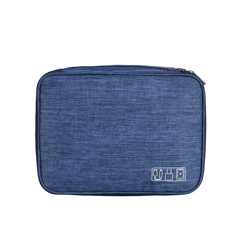 Runhui Three-Layer Digital Bag Multifunctional Data Cable Storage Bag Mobile Power Headset Storage Bag Factory - Image 1