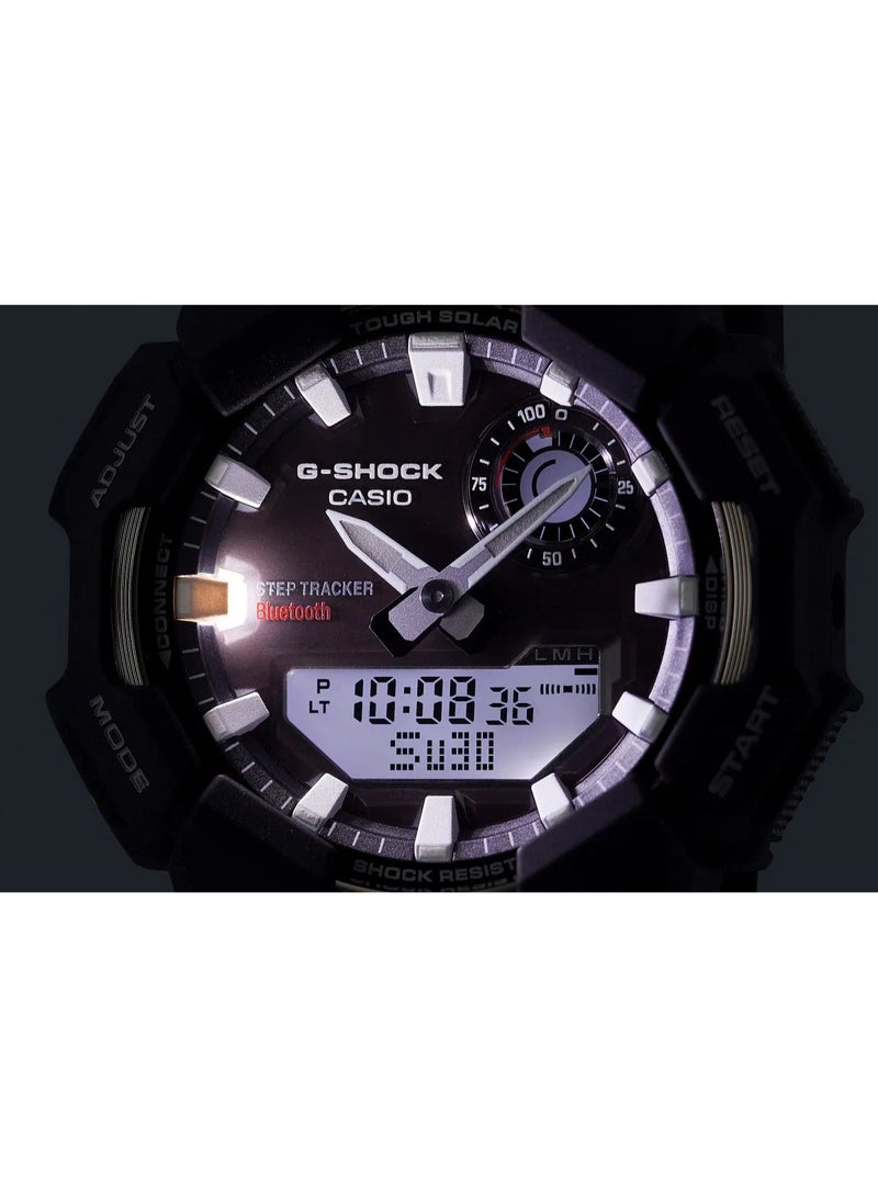 Casio G-Shock Tough Solar Bluetooth Men's Analog-Digital Wrist Watch - Olive Green - Image 3