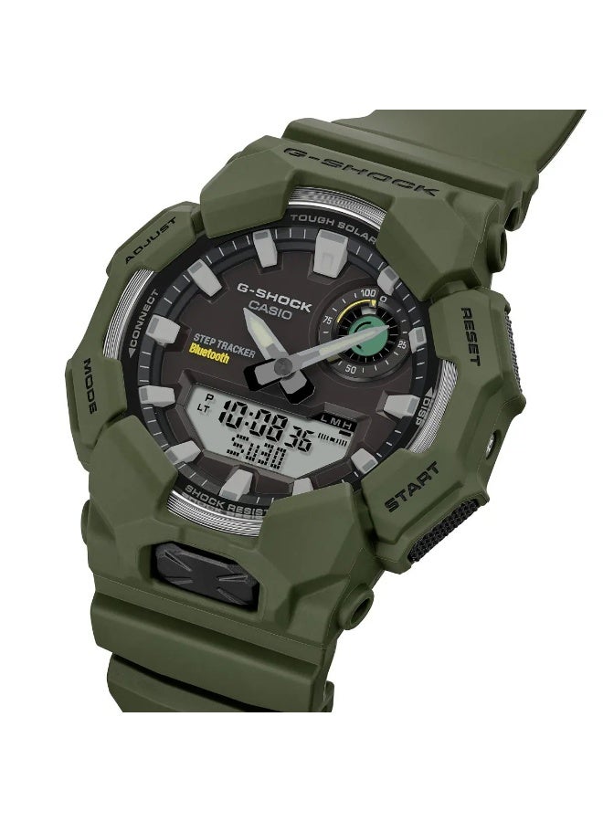 Casio G-Shock Tough Solar Bluetooth Men's Analog-Digital Wrist Watch - Olive Green - Image 2