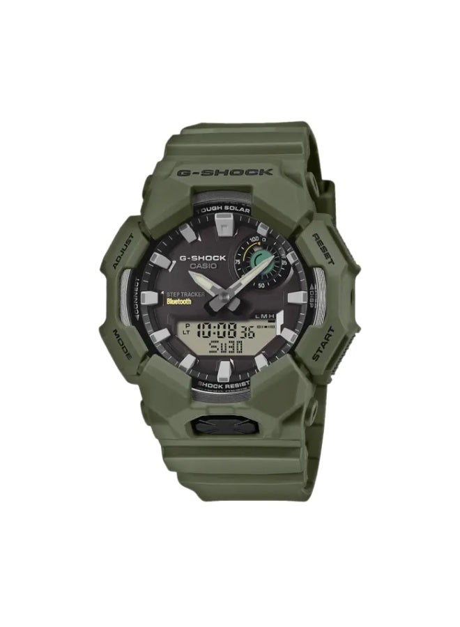Casio G-Shock Tough Solar Bluetooth Men's Analog-Digital Wrist Watch - Olive Green - Image 1