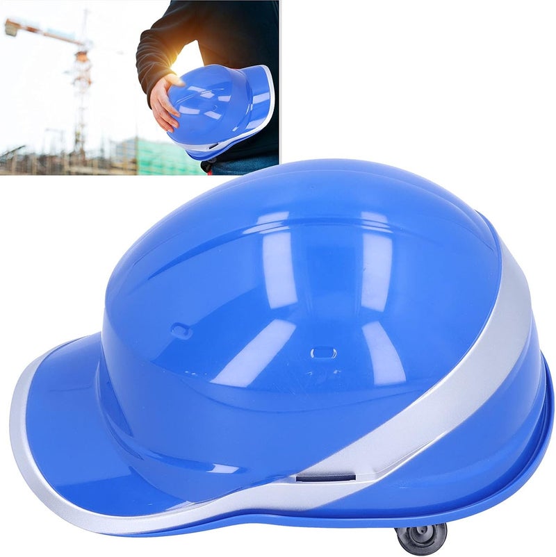 klarako Safety Hard Hat with Reflective Stripe, Anti-Smashing Adjustable Helmet for Construction Sites Power Engineering, Blue - Image 5