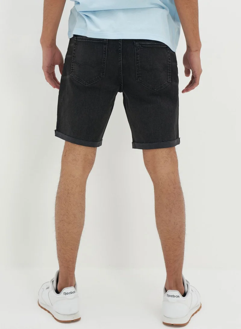 American Eagle Rinse Wash Denim Shorts