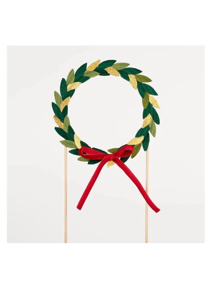 Meri Meri Paper Wreath Cake Topper