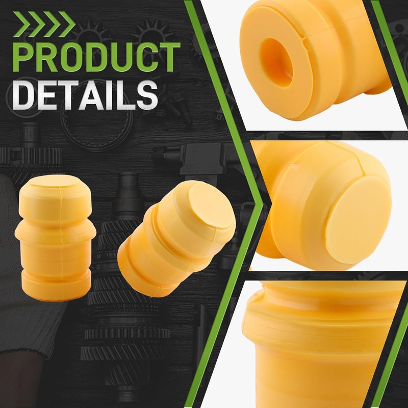 Carbbia Jounce Bumpers 52087636AC Front Bump Stop for Ram 1500 2500 3500 Pickup, Wrangler TJ, Grand Cherokee ZJ - 2 Pack - Image 2