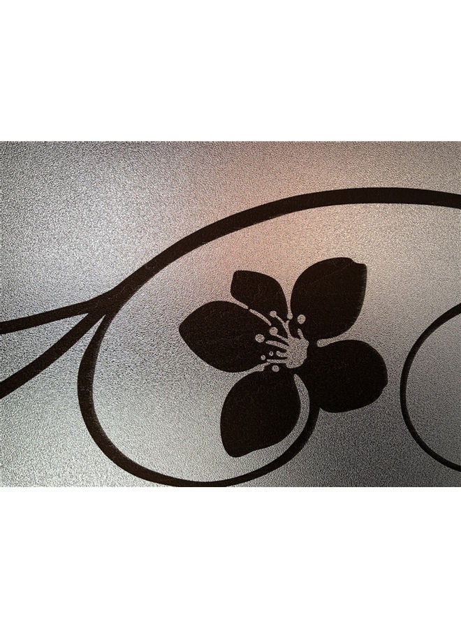 NIBEMINENT Glue Static Decorative Window Film Sticker Clear/Black - Image 2