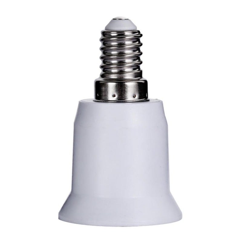 Bulb Base Adapter: 5PCS White PBT Fireproof Copper Material - Multi-Voltage 110V-240V Compatible Bulb Base Converter for Ceiling Fans Candelabra Sockets LED Non-LED Bulbs - Image 2