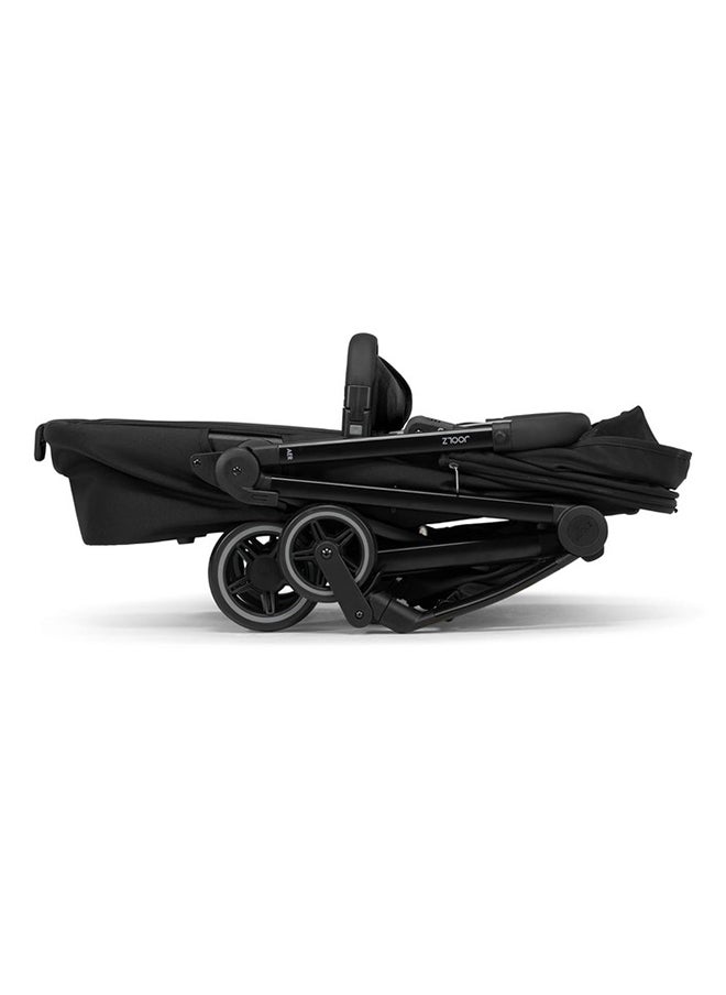 JOOLZ AER+ Lightweight And Compact Travel Stroller, Up to 50 lb), XXL Sun Hood, Space Black  - Image 2