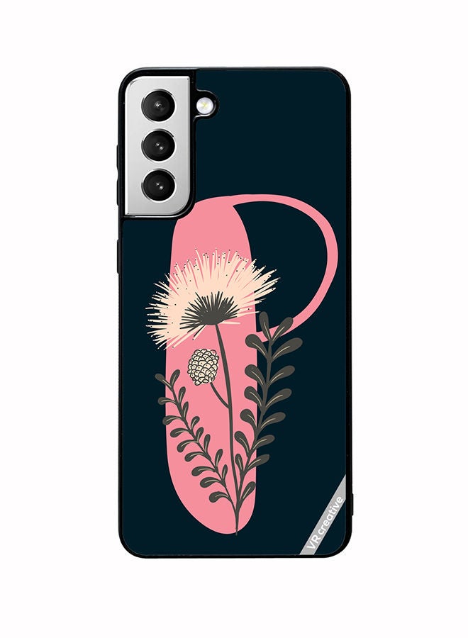 VR CREATIVE Protective Case Cover For Samsung Galaxy S22 Plus 5G Alphabet P Design Multicolour - Image 1