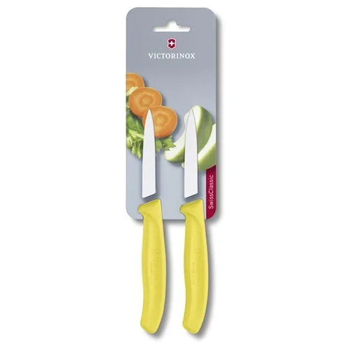 فيكترونوكس 8Cm Paring Knife (Flat Blade) - With Double Blister